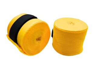 Kanong Elastic Boxing Handwraps : Yellow