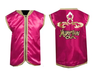 Custom Boxing Ring Jacket : KNCMJ-121-Rose