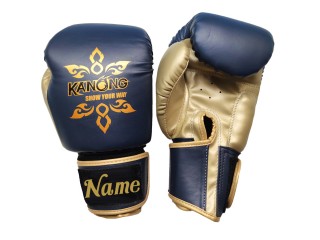 Personalised Boxing Gloves with Text/Logo Embroidery : KNGCUST-402