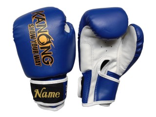 Personalised Kids Boxing Gloves with Text/Logo Embroidery : KNGCUST-KIDS-433