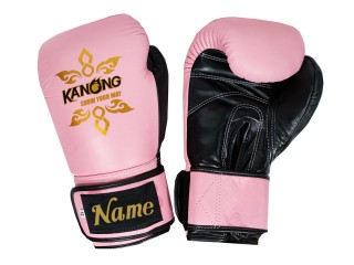 Custom Real Leather Boxing Gloves : KNGCUST-R-418