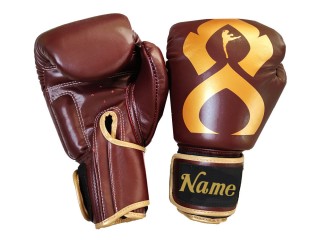 Custom  Real Leather Boxing Gloves : KNGCUST-R-423