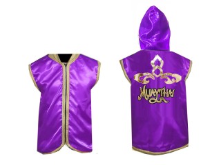 Personalised Boxing Ring Jacket : Purple Lai Thai