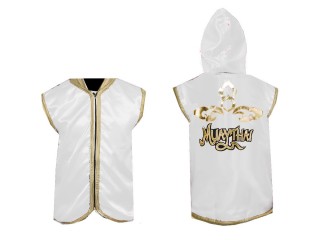 Personalised Boxing Ring Jacket : White Lai Thai