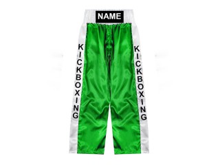 Personalised Kickboxing Trouser : KNPANTS-001-Green