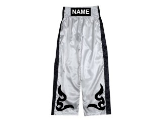 Personalised Kickboxing Trouser : KNPANTS-002-White