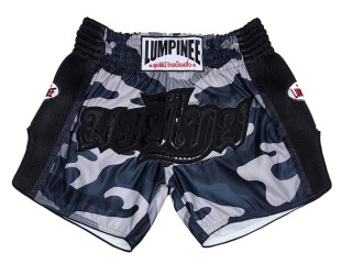 Lumpinee Kick Boxing Shorts : LUM-052-Black-Camo