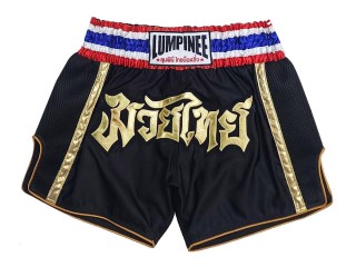 Lumpinee Kick Boxing Shorts : LUMRTO-006-Black