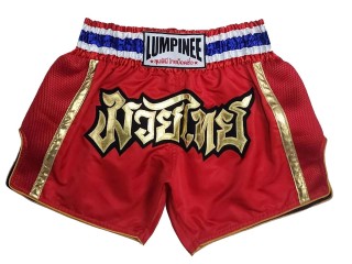 Lumpinee Kick Boxing Shorts : LUMRTO-006-Red