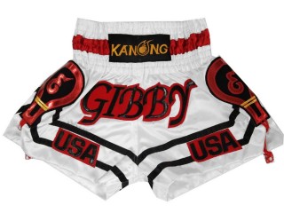 Customizable Tradition Muay Thai Shorts : KNSCUST-1184