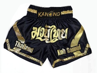 Customizable Tradition Muay Thai Shorts : KNSCUST-1202