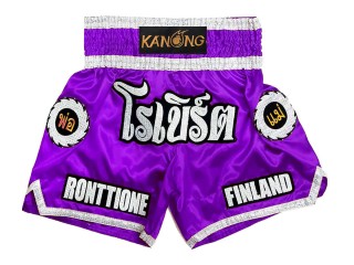 Custom Thai Shorts : KNSCUST-1242-Purple