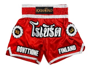 Custom Thai Shorts : KNSCUST-1242-Red