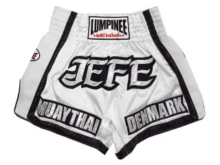 Custom Muay Thai Boxing Shorts : KNSCUST-1244-White