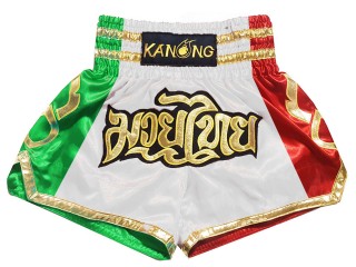 Custom Muay Thai Boxing Shorts : KNSCUST-1261-Italy