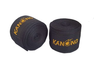 KANONG Standard Boxing Hand wraps : Black