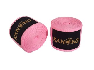 KANONG Standard Boxing Hand wraps : Pink