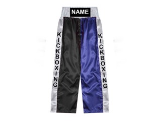 Custom Kickboxing Trouser : KNPANTS-001-Black-Navy