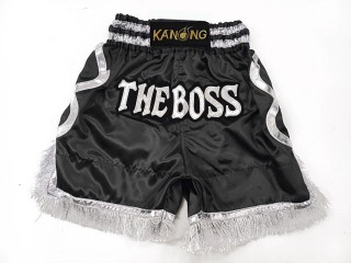 Custom Boxing Shorts : KNBXCUST-2048-Black