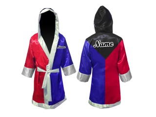 Red & Black Boxing + Kickboxing Robes, Gowns & Attire